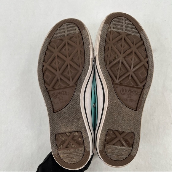 CONVERSE Womens Chuck Taylor All Stars Low top Blue lace up sneakers size: 6 - Picture 3 of 9